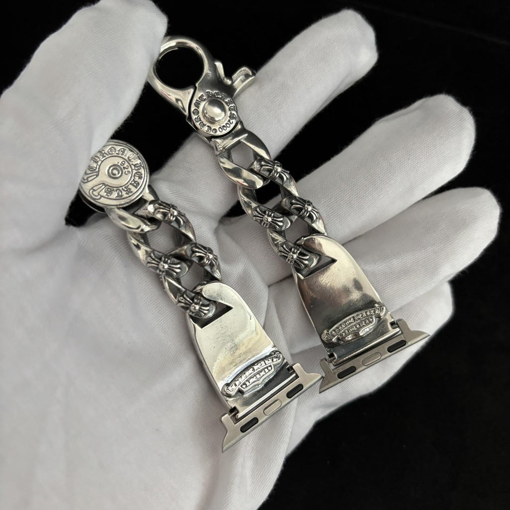 Chrome Hearts Crusader flower lobster clasp watch strap