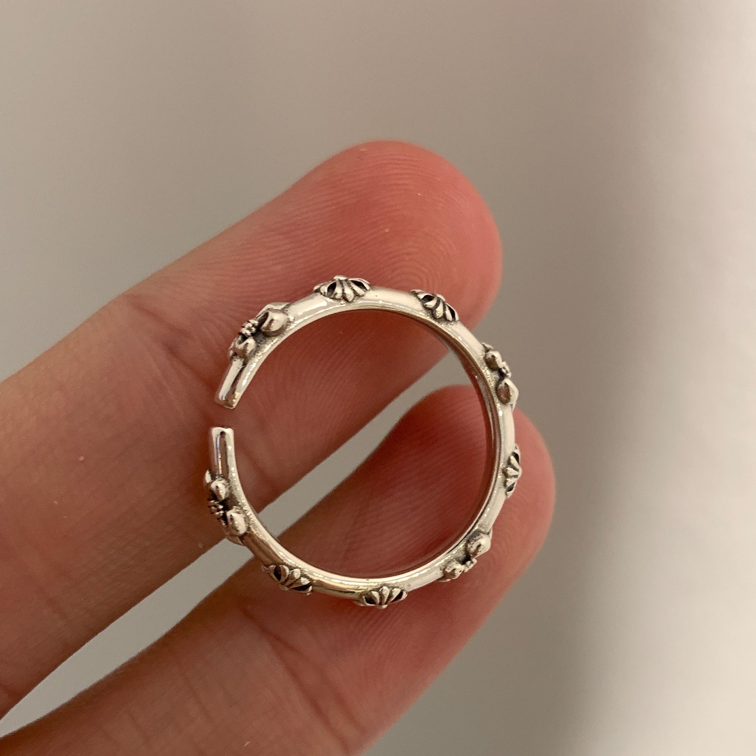 Chrome Hearts Chrome Hearts Iris open ring